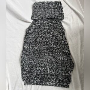 Poof! Black and White Knit Sweater